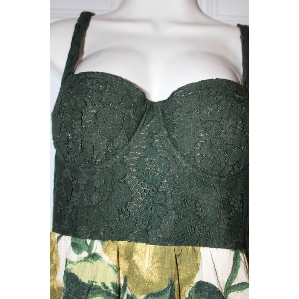 Tuckernuck Giverny Gardens Maria Dress SZ 6 Lace Corset Smocked Silhouette Lined - Picture 5 of 13